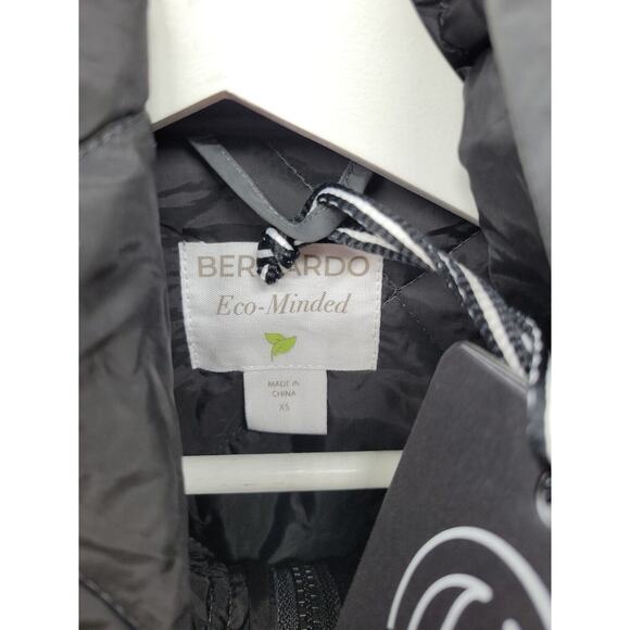 Bernardo Fashions Anorak Women's XS Gray Crinkle Nylon Technical Jacket NWT - Picture 12 of 13